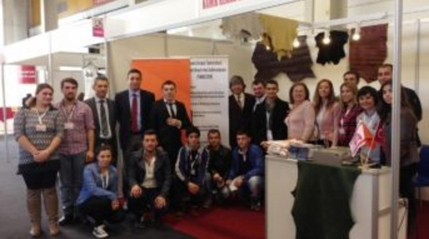 Nk&uuml; &Ccedil;orlu Myo Dericilik Programı Ve Nabiltem T&uuml;yap İstanbul Dericilik Fuarında Tanıtıldı