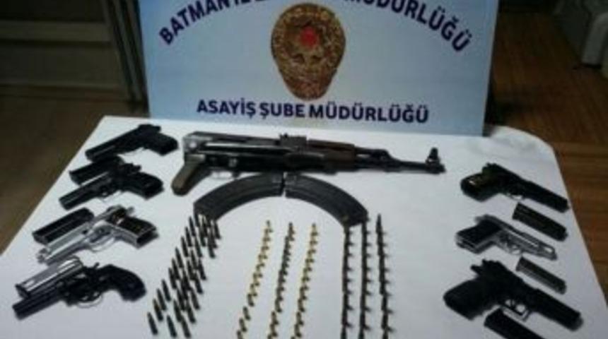 Batman&rsquo;da Silah Operasyonu