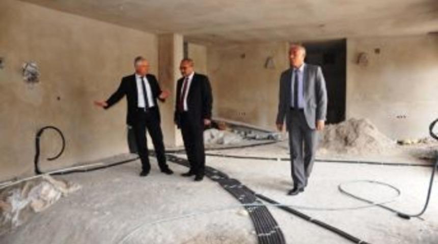 G&ouml;reme&rsquo;de K&uuml;t&uuml;phane İnşaatında Sona Gelindi