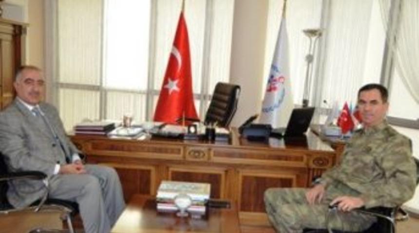 İl Jandarma Komutanı Ağaoğlu&rsquo;ndan Arısoy&rsquo;a Ziyaret