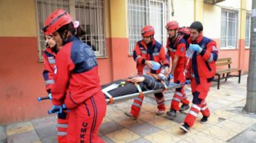 Gaziantep Dr. Ersin Arslan Devlet Hastanesi&rsquo;nde Hasta Kurtarma Tatbikatı