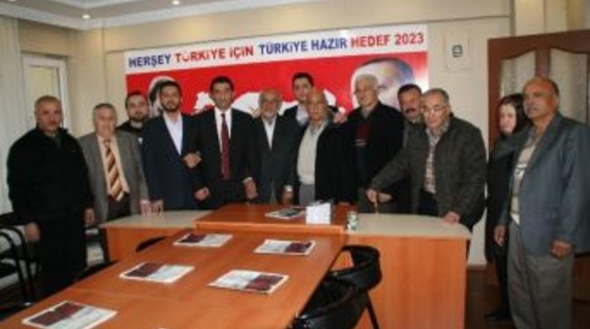 Ak Parti İl&ccedil;e Başkanı Kelebek&rsquo;e Eğerci Heyetinden Ziyaret