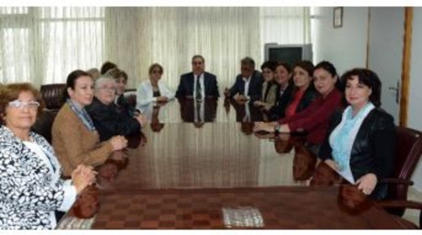 Chp'lilerden Başkan &Ouml;zcan'a Nezaket Ziyareti