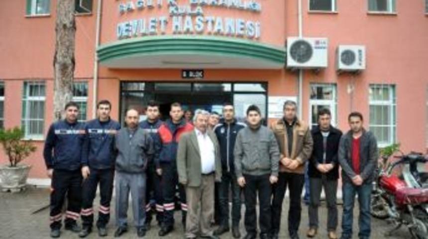 Berk Bebeğe Alaşehir İtfaiyesi'nden Kan Desteği