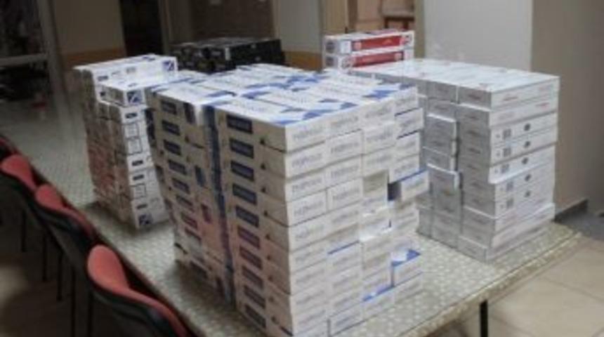 Konya&rsquo;da 5 Bin Paket Ka&ccedil;ak Sigara Ele Ge&ccedil;irildi