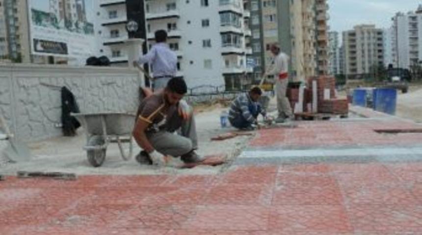 Yenişehir&rsquo;de Kaldırım Ve Asfalt &Ccedil;alışmaları S&uuml;r&uuml;yor