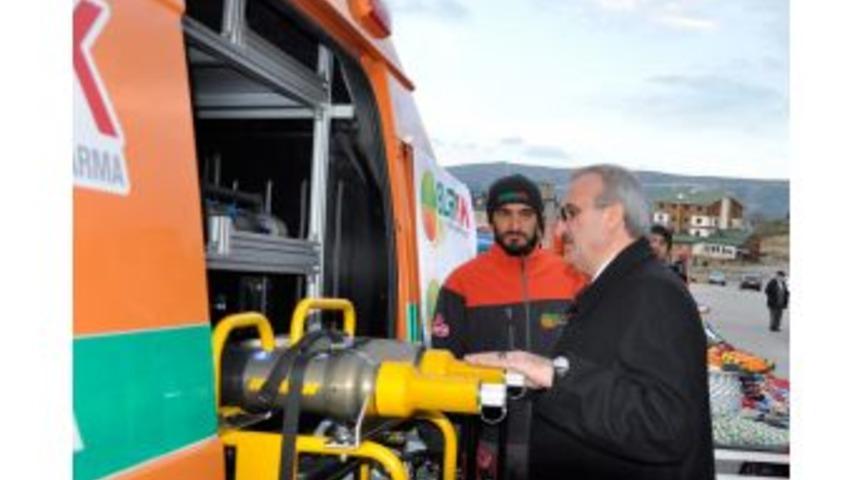 BURAK, Uludağ&rsquo;da Ekipmanlarını Tanıttı