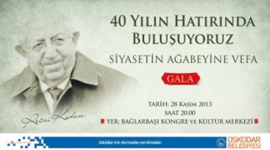 Recai Kutan'a Vefa Gecesi