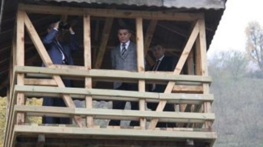 Vali Ali İhsan Su, Efteni G&ouml;l&uuml;&rsquo;nde İncelemelerde Bulundu