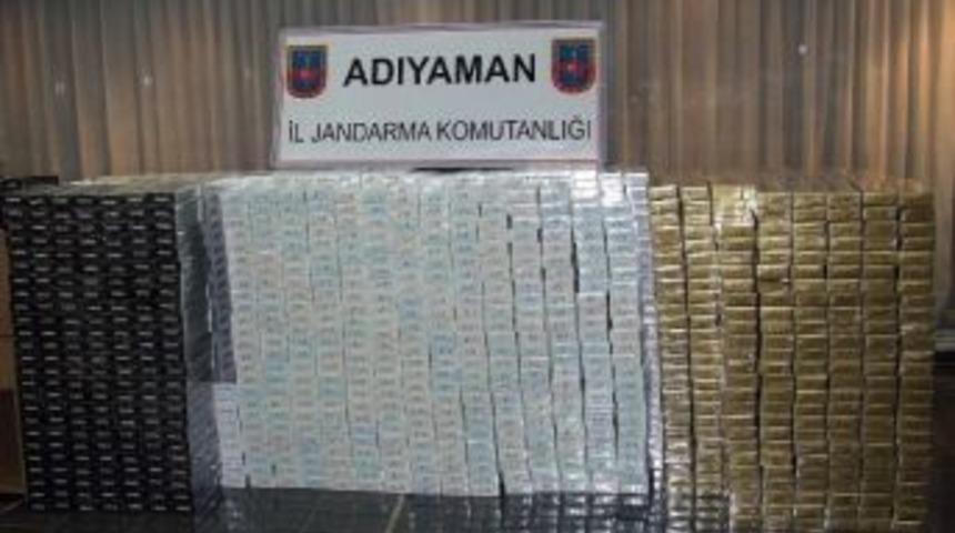Jandarmadan Ka&ccedil;ak Sigara Operasyonu