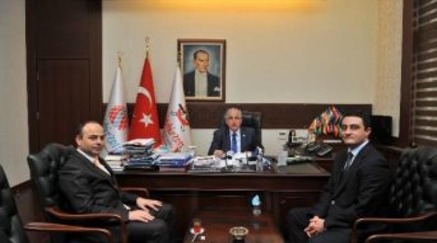 Kosgeb M&uuml;d&uuml;r&uuml; Eskicioğlu Vali Tuna&rsquo;yı Ziyaret Etti