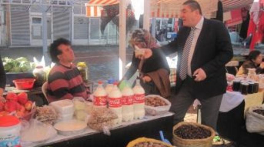 Chp&rsquo;li Belediye Başkan Adayı 5 Bin Aşure Dağıttı