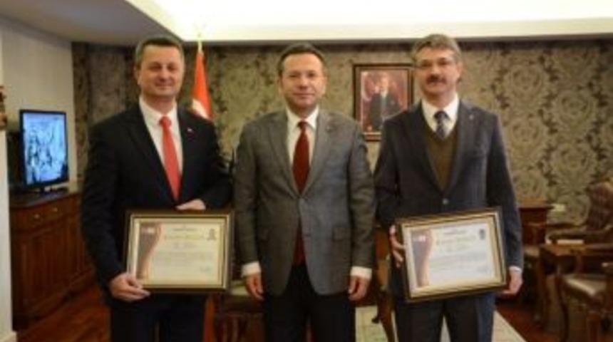 Vali Aksoy&rsquo;dan Goykep Y&uuml;r&uuml;t&uuml;c&uuml;lerine Başarı Belgesi