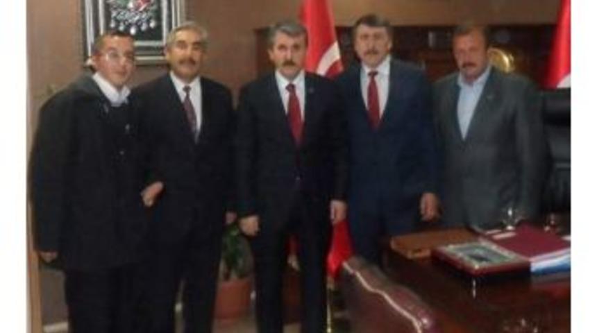 G&uuml;m&uuml;şkonaklılar Derneği'nden Bbp Genel Başkanı Destici'ye Ziyaret