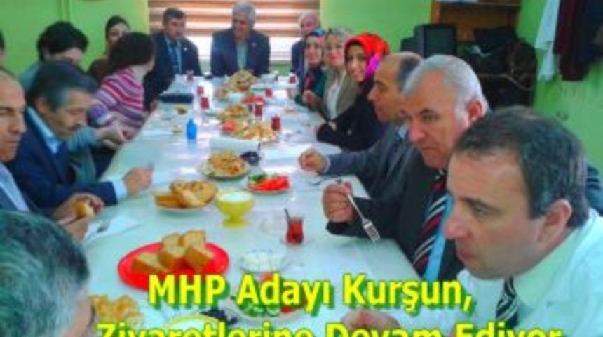 MHP Adayı Kurşun ziyaretlerine devam ediyor