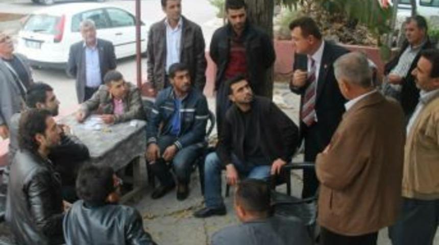 Canbolat k&ouml;y k&ouml;y geziyor