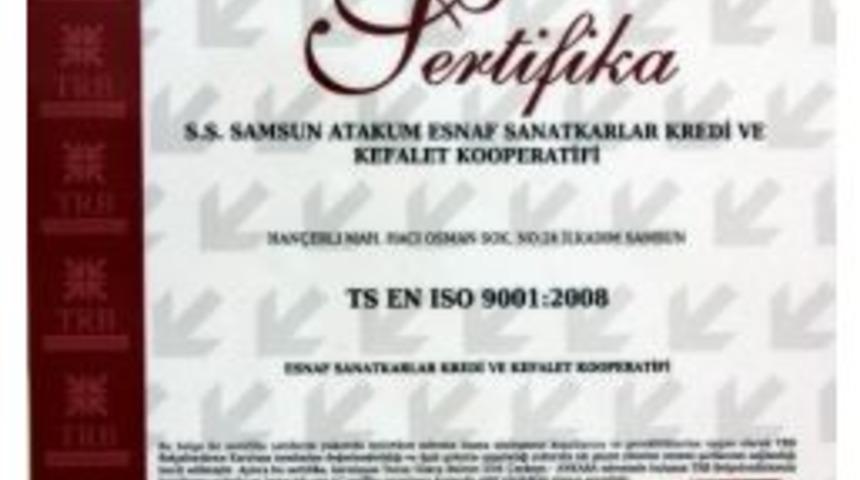 Kalitesi Tescillenen Kooperatif Resmi Belgesini Aldı