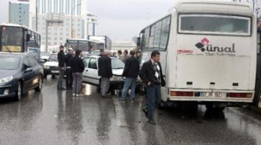 Gaziantep'te Zincirleme Trafik Kazası