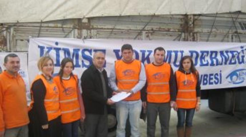 Kimse Yok Mu, Suriyeli M&uuml;ltecilere Bir TIR Dolusu Malzeme G&ouml;nderdi