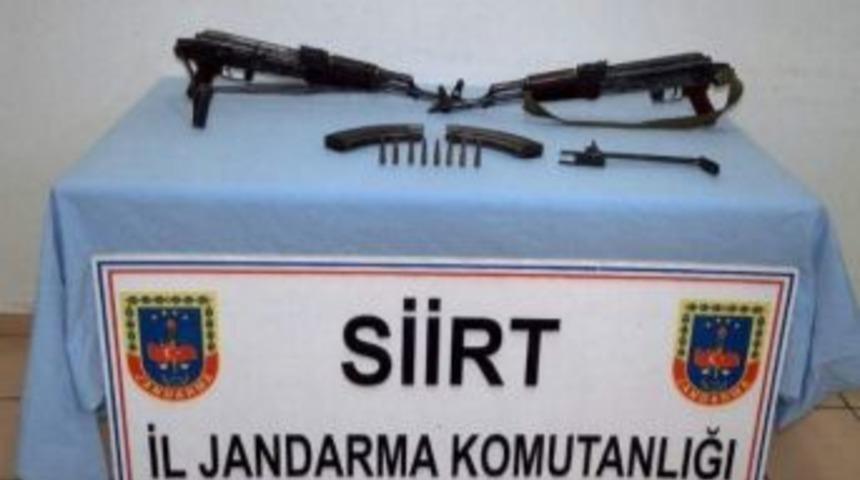 Siirt&rsquo;te 2 Adet Uzun Namlulu Silah Ele Ge&ccedil;irildi