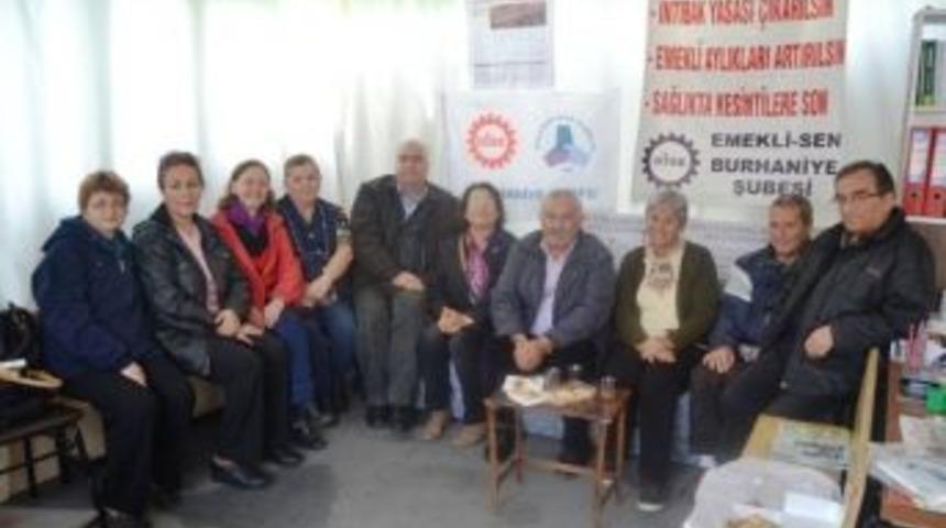 Emekli Sendikasını Ziyaret Ettiler