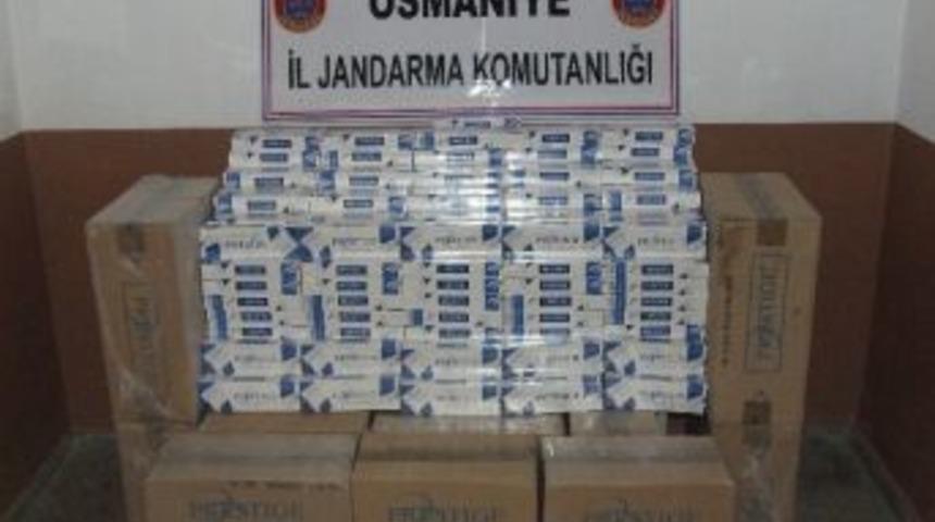 Osmaniye&rsquo;de 17 Bin 270 Paket Ka&ccedil;ak Sigara Ele Ge&ccedil;irildi