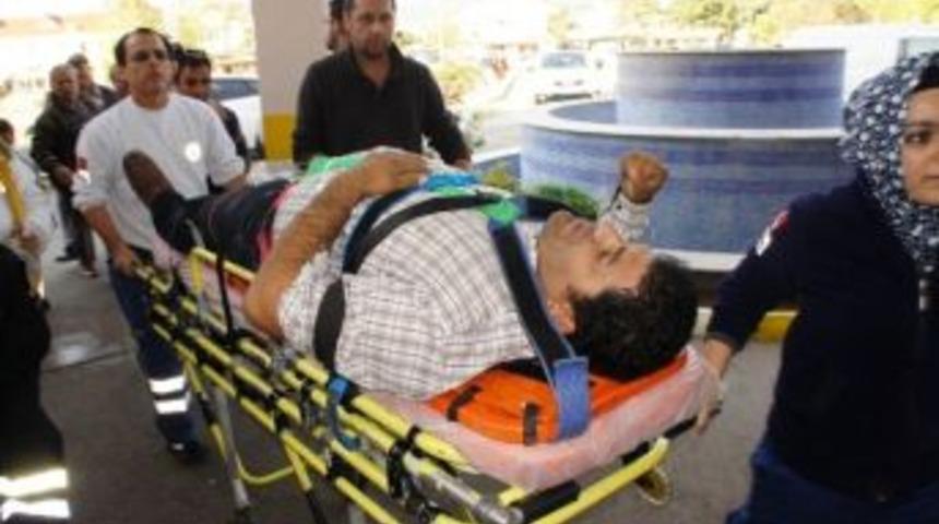 Boşlukta Savrulan Sa&ccedil; Operat&ouml;r&uuml; Yaraladı