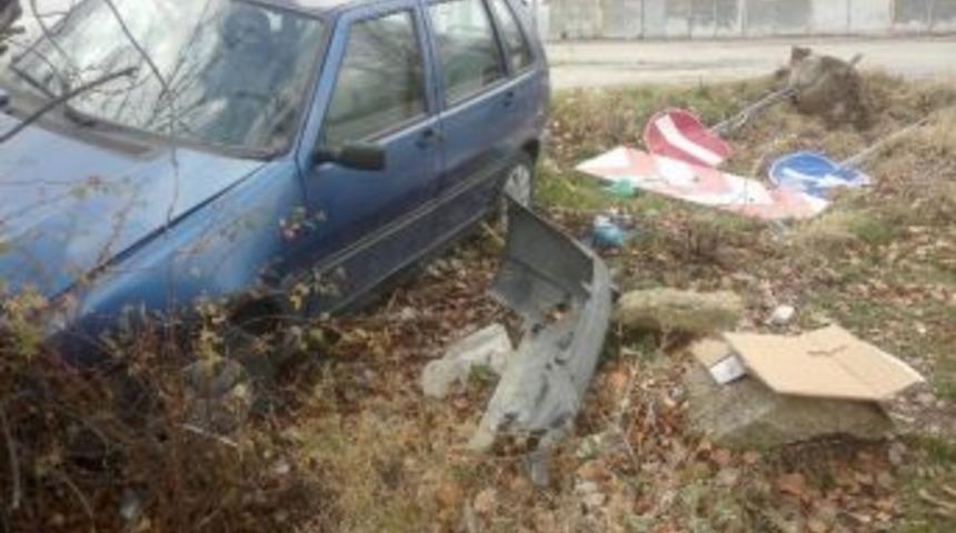 Afyonkarahisar&rsquo;da Trafik Kazası: 1 Yaralı