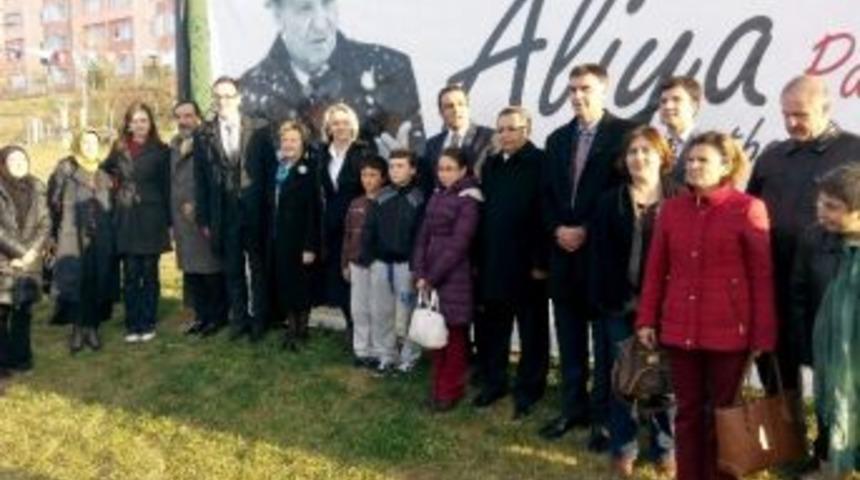 Alija İzetbegovic&rsquo;in Parkı Ve B&uuml;st&uuml; Eskişehir&rsquo;de A&ccedil;ıldı