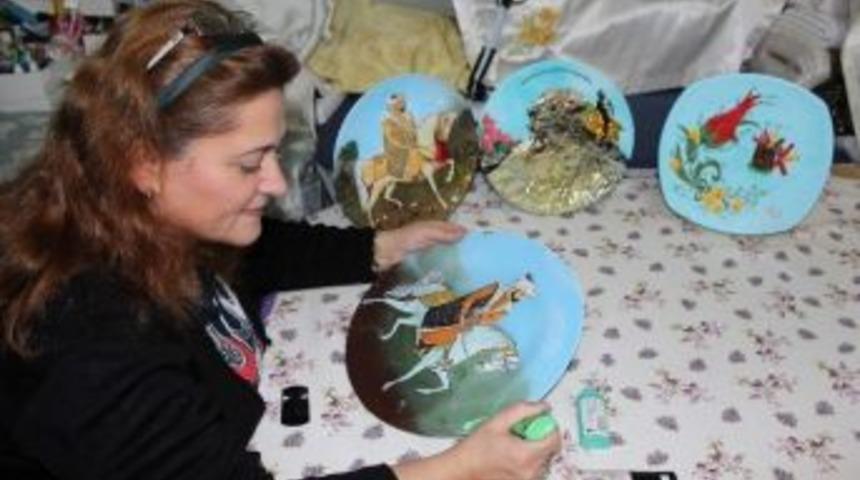 Marka Değerler Unutulan Meslekle Tabak Ve Plaketlerde İşleniyor