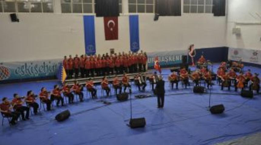 Fatih Sultan Mehmet Han İlahi Korosu Eskişehirlileri Duygulandırdı