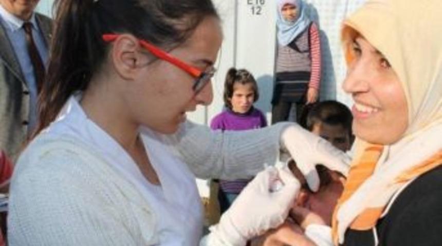 35 Bin &Ccedil;ocuğa &Ccedil;ocuk Felci Aşısı Yapıldı