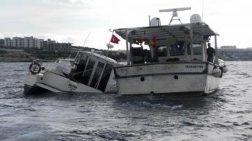 Batan Teknenin Personelini Sahil G&uuml;venlik Kurtardı