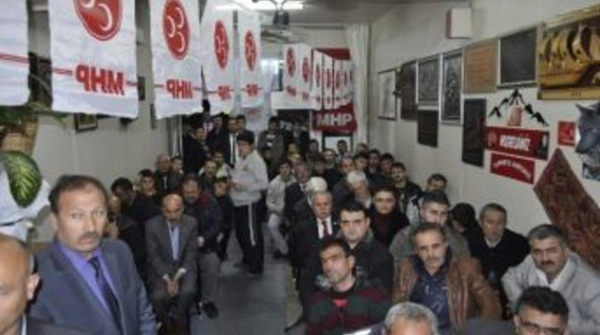 Mhp Mahalle Toplantılarında Kahvehaneler Dolup Taştı