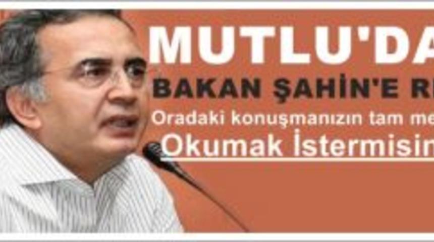 Bakan Şahin'e istifa &ccedil;ağrısı !