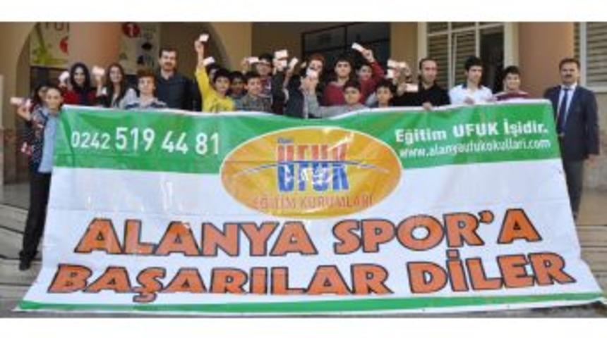 &Ouml;zel Ufuk Ortaokulu, Lider Alanyaspor'a Destek Verecek