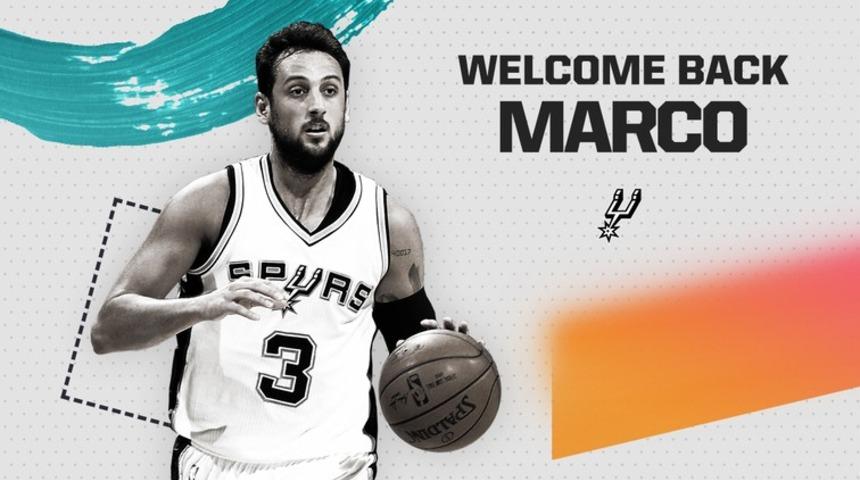 Marco Belinelli San Antonio Spurs'te!