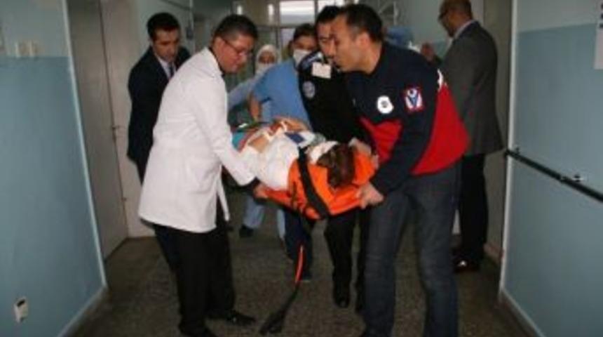 Devrek Devlet Hastanesi'nde Yangın Tatbikatı