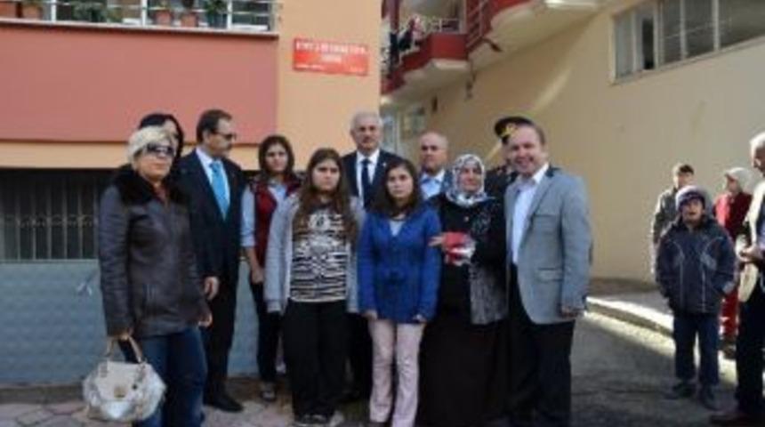 Bafra&rsquo;da Şehidin Adı Sokağa Verildi