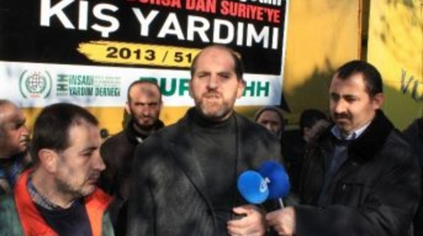 Bursa'dan Suriye'ye 3 Tır Dolusu Yardım