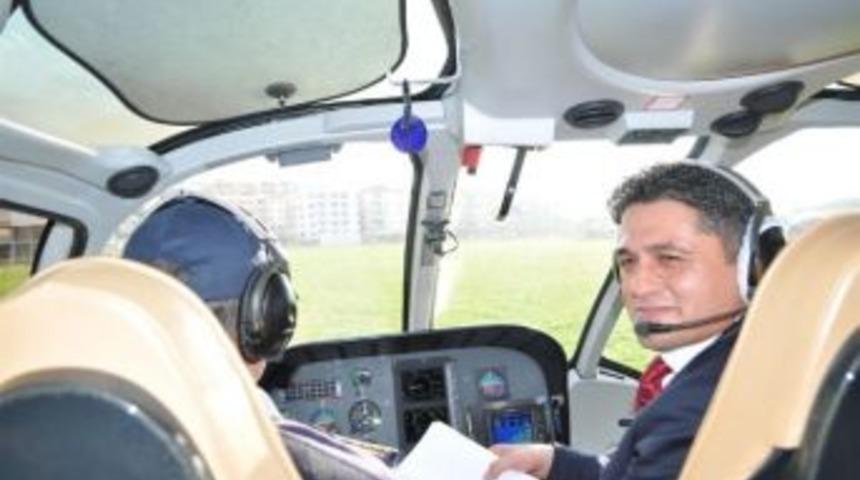 Mhp'li Adayın Helikopterli Se&ccedil;im Kampanyası