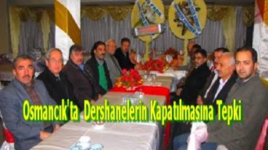 Osmancık'ta Dershanelerin Kapatılmasına Tepki
