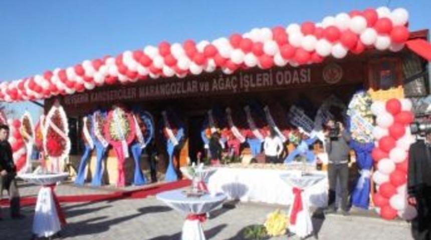 Karaserciler Marangozlar Ve Ağa&ccedil; İşleri Odası Hizmet Binası A&ccedil;ıldı