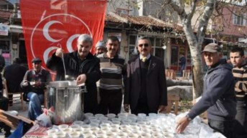 Mhp'den Kırkağa&ccedil;'ta Aşure Hayrı