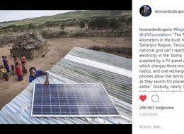DiCaprio’dan “şebekesiz güneş enerjisi” mesajı