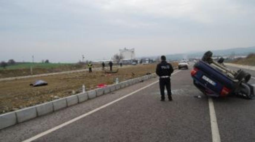 Dede Ve Torunu Kazada Yaralandı