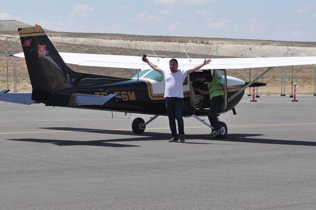 'Uçmayan Köy Kalmasın' projesiyle köylüler ilk kez uçağa bindi