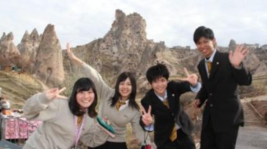 Japon &Ouml;ğrenciler, Kapadokya&rsquo;da