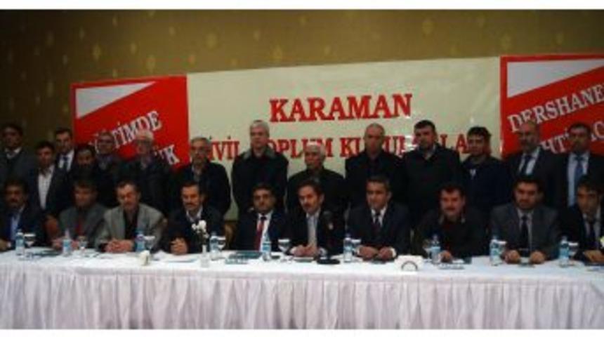 Dershanelerin Kapatılmasına Karaman'dan Da Tepki Geldi