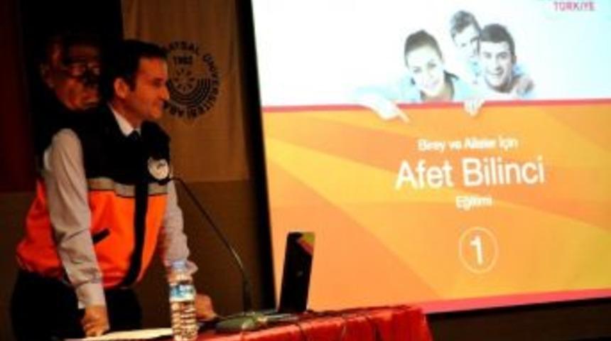 Afad Uzmanları &Ouml;ğrencileri Uyardı